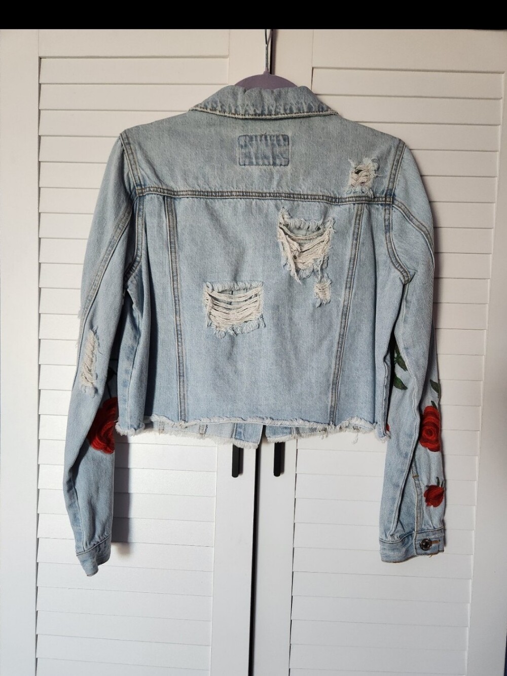 Distressed Jean Jacket - Picture 2 of 3